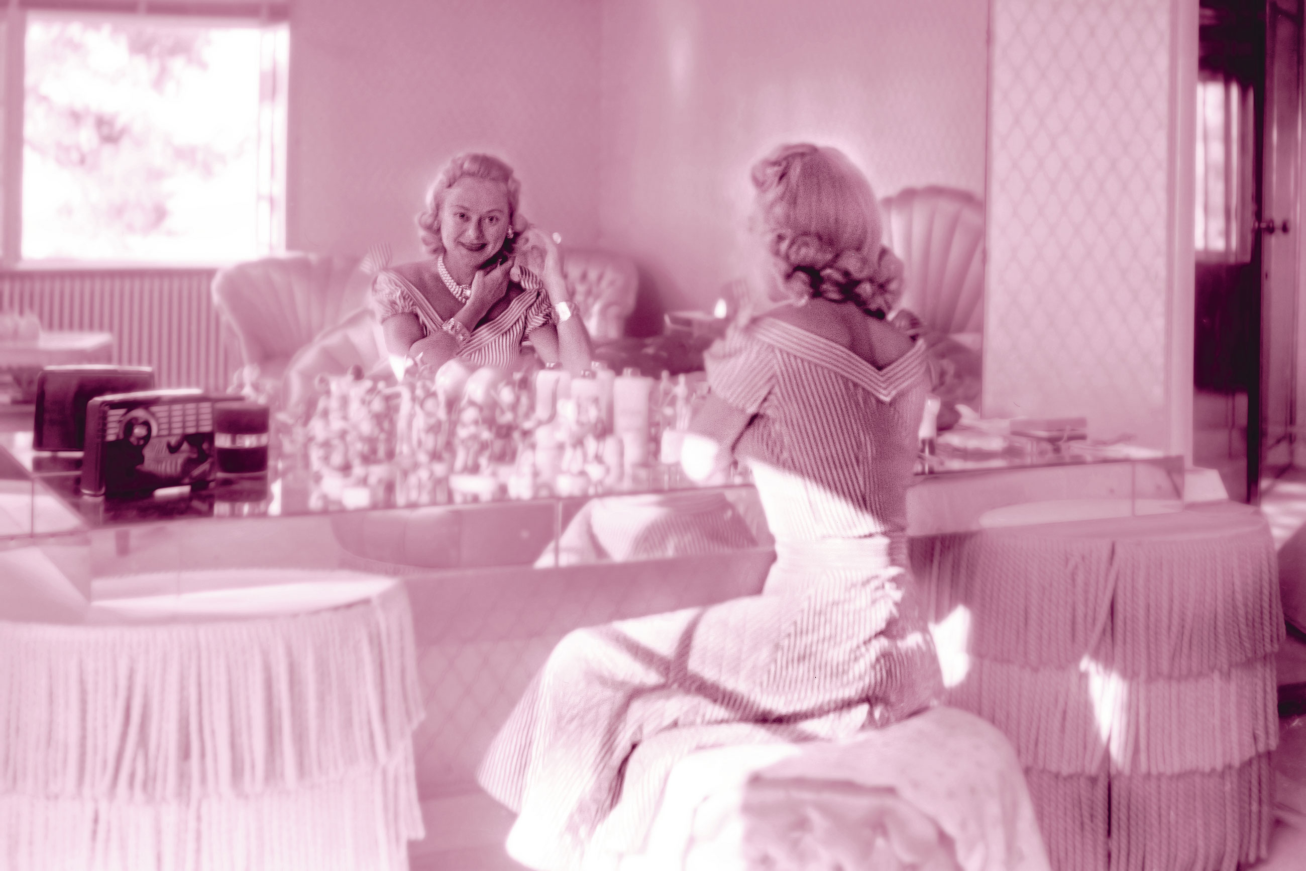 Sonja Henie på hotellrum eggers i göteborg