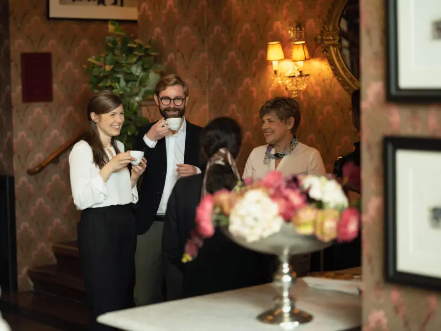 konferenssällskap har fikapaus