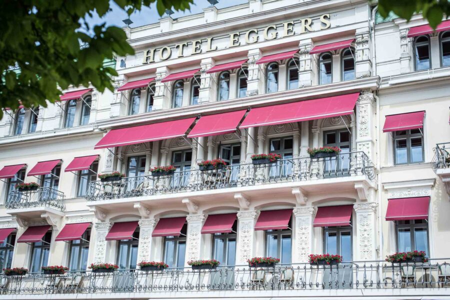 Hotel Eggers exteriör