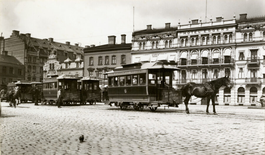 Hästspårvagn på 1900-talet i göteborg