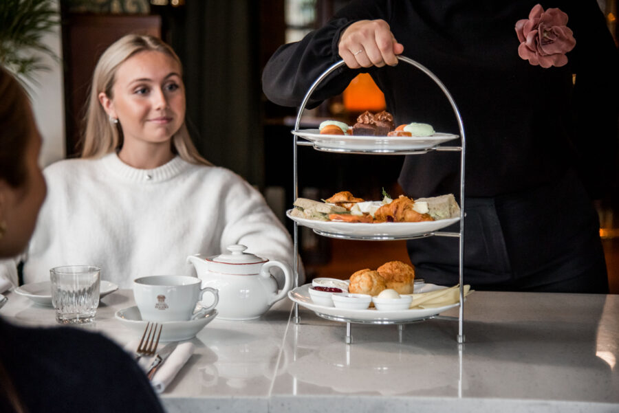 afternoon tea i restaurangen