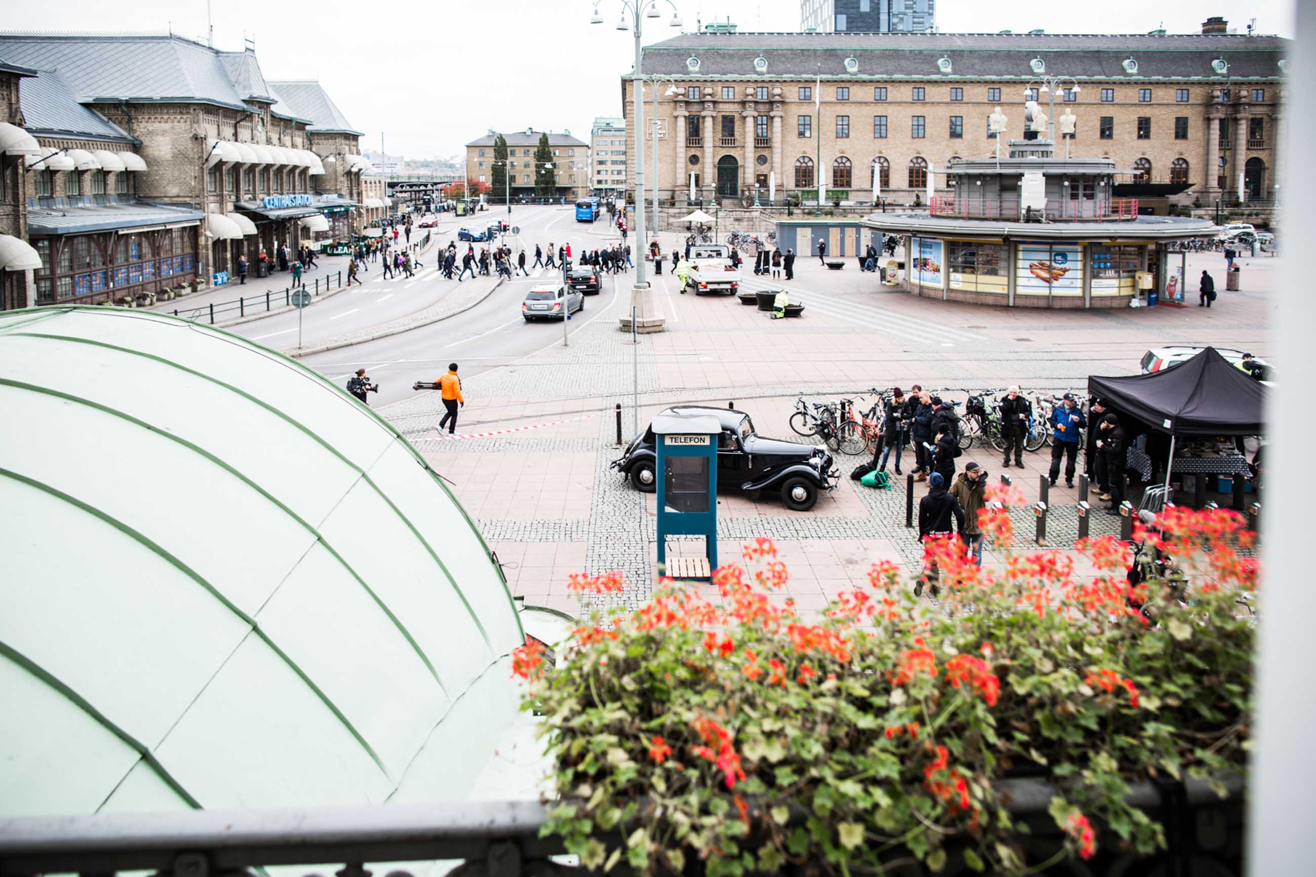 Inspelning av Vår tid är nu på Hôtel Eggers