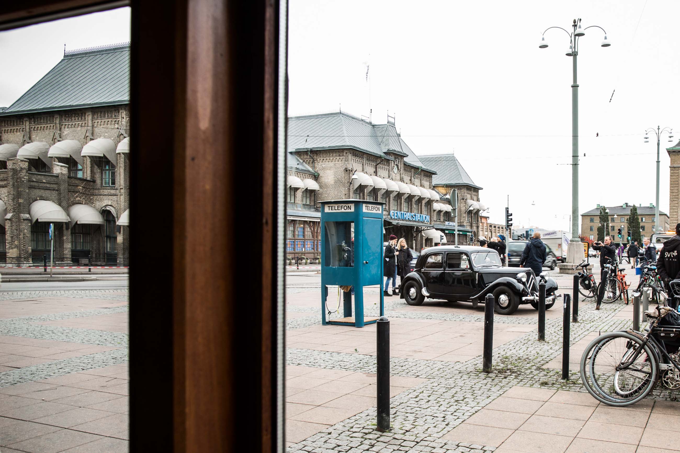 TV-inspelning av "vår tid är nu" på Hôtel Eggers