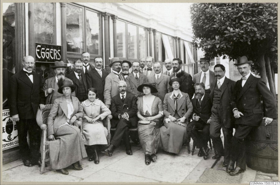 ett italienskt sällskap på besök i göteborg