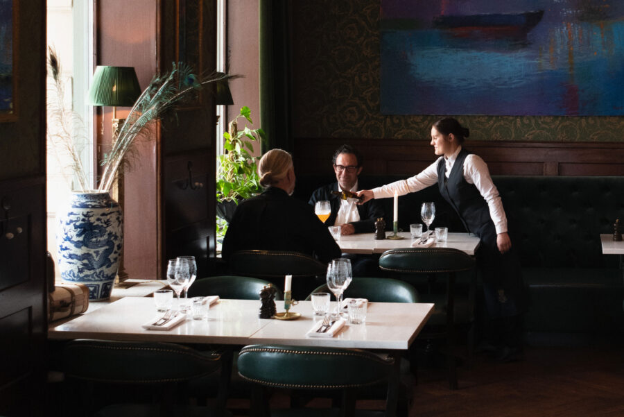 servering på eggers