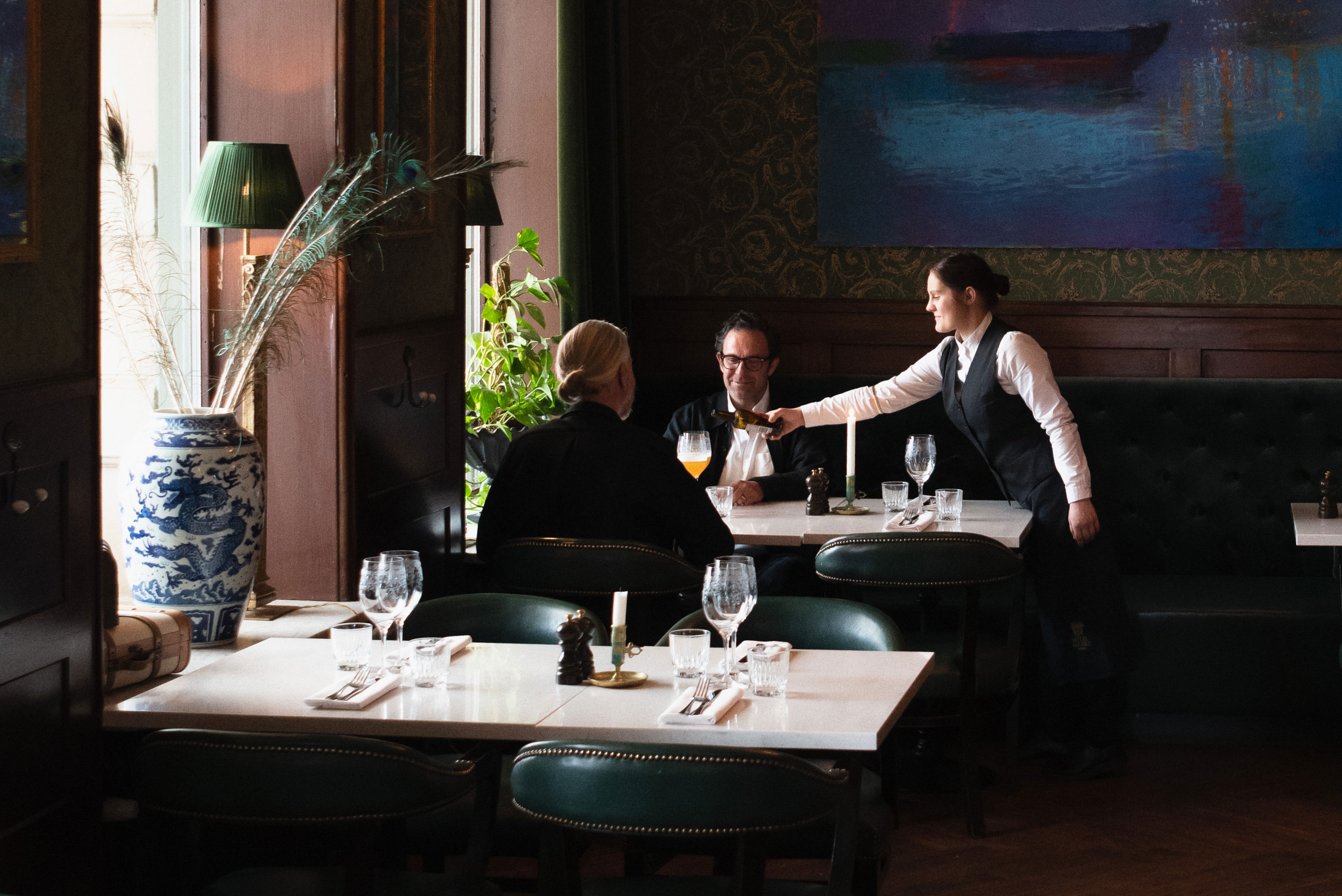 servering på eggers