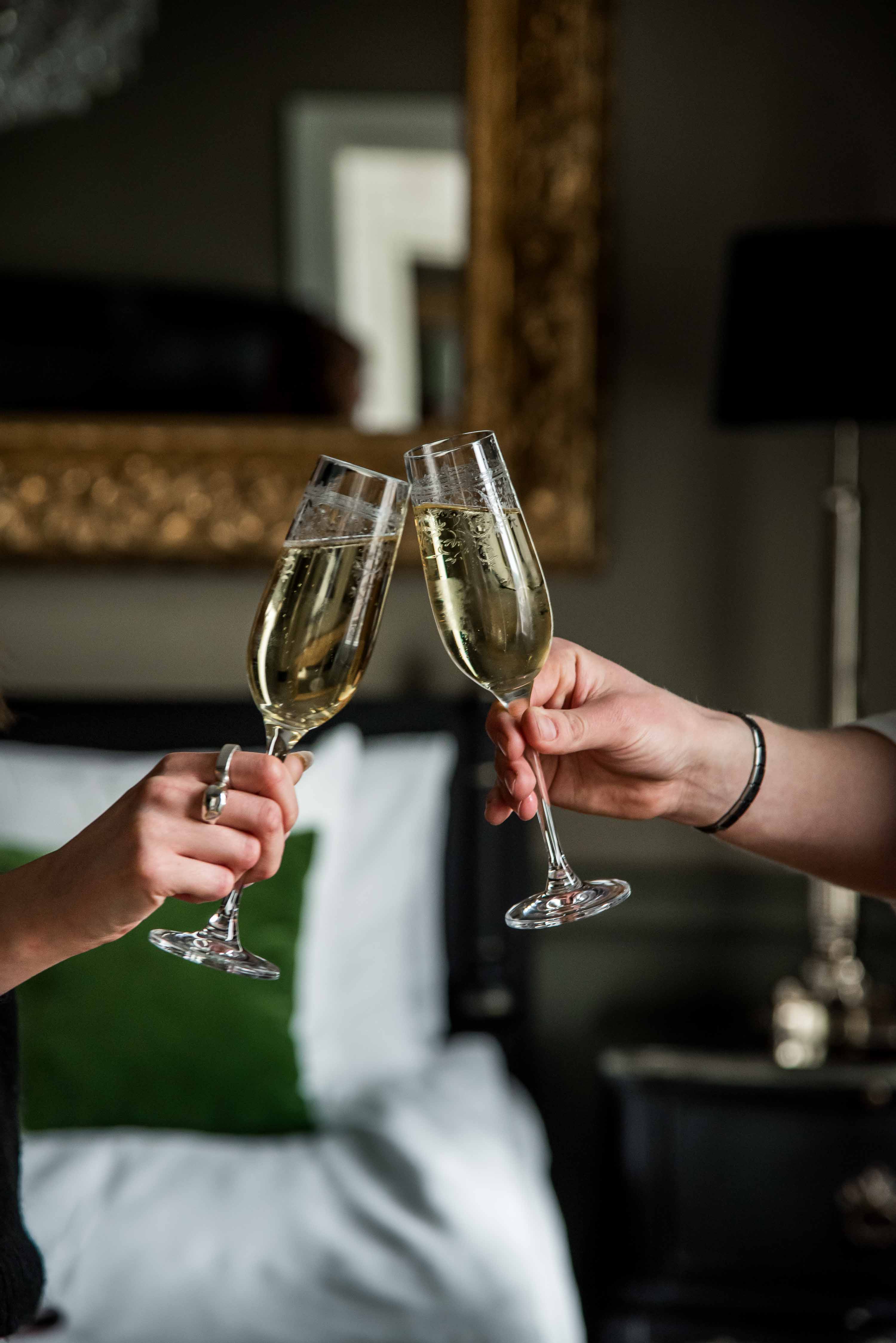 celebrate with bubbles